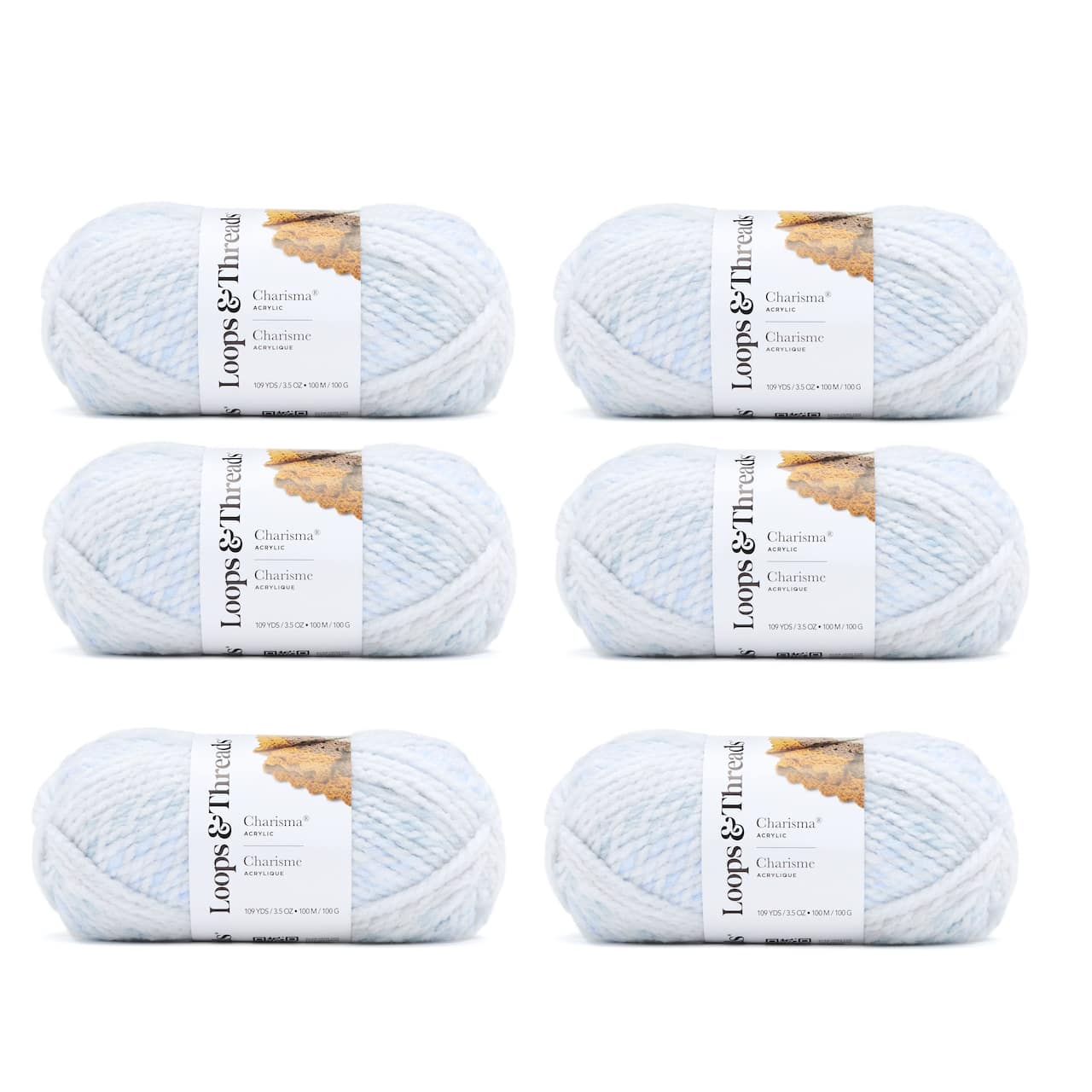 6 Pack: Charisma® Yarn by Loops & Threads®